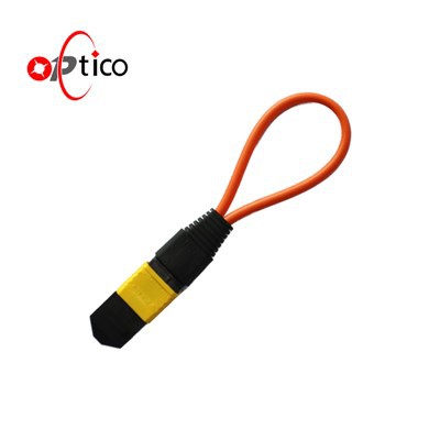 8F 16F Мини оптично влакно MTP MPO Loopback